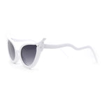 Snake Serpent Jewel Frame Plastic Cat Eye Diva Sunglasses