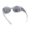 Hedgehog Fur Carving Retro Wrap Thick Temple Plastic Sunglasses