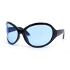 Retro Oversize Round Wrap Around Minimal 90s Dragonfly Sunglasses