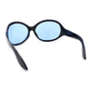 Retro Oversize Round Wrap Around Minimal 90s Dragonfly Sunglasses