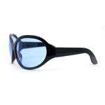 Retro Oversize Round Wrap Around Minimal 90s Dragonfly Sunglasses