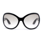 Retro Oversize Round Wrap Around Minimal 90s Dragonfly Sunglasses