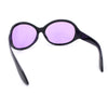 Retro Oversize Round Wrap Around Minimal 90s Dragonfly Sunglasses