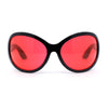 Retro Oversize Round Wrap Around Minimal 90s Dragonfly Sunglasses