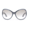 Retro Oversize Round Wrap Around Minimal 90s Dragonfly Sunglasses