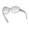 Retro Oversize Round Wrap Around Minimal 90s Dragonfly Sunglasses