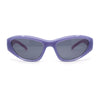 Trendy 90s Sport Styling Retro Narrow Wrap Cat Eye Plastic Sunglasses