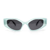 Womens Mod Squared Cat Eye Plastic Chic Fashion Retro Sunglasses