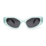 Womens Mod Squared Cat Eye Plastic Chic Fashion Retro Sunglasses