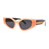 Womens Mod Squared Cat Eye Plastic Chic Fashion Retro Sunglasses