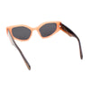 Womens Mod Squared Cat Eye Plastic Chic Fashion Retro Sunglasses