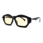 Hipster Vintage Style Rectangular Lip Stick Shape Hinge Plastic Sunglasses