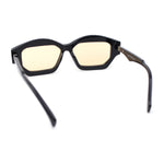 Hipster Vintage Style Rectangular Lip Stick Shape Hinge Plastic Sunglasses