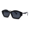 Hipster Vintage Style Rectangular Lip Stick Shape Hinge Plastic Sunglasses