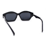 Hipster Vintage Style Rectangular Lip Stick Shape Hinge Plastic Sunglasses