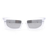 Trendy Devil Horn Thick Rectangle Plastic Flat Top Sunglasses