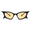 Super Unique Retro Sharp Devil Horn Rim Cat Eye Plastic Sunglasses