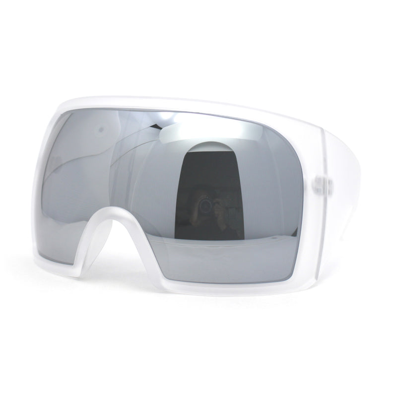 Super Oversized XXL Goggle Style Wrap Around Sport Plastic Sunglasses