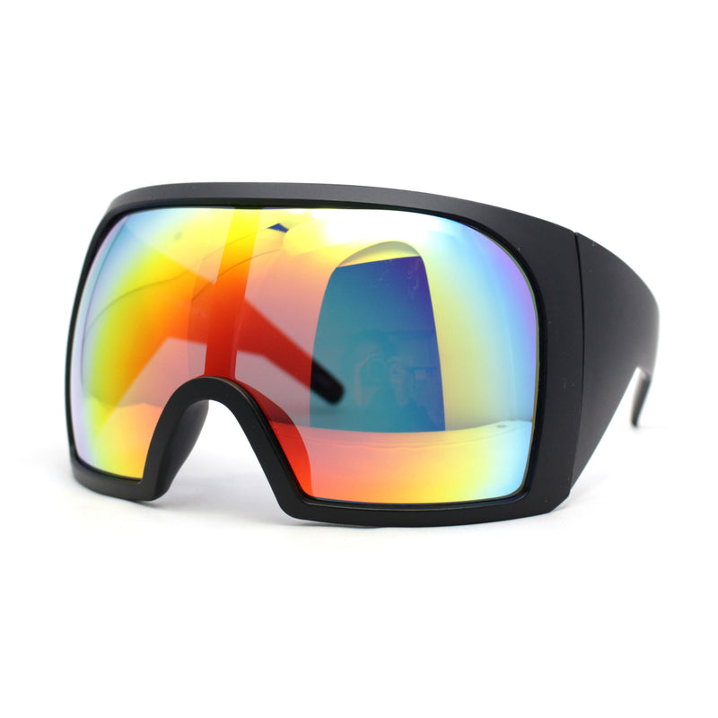 Super Oversized XXL Goggle Style Wrap Around Sport Plastic Sunglasses