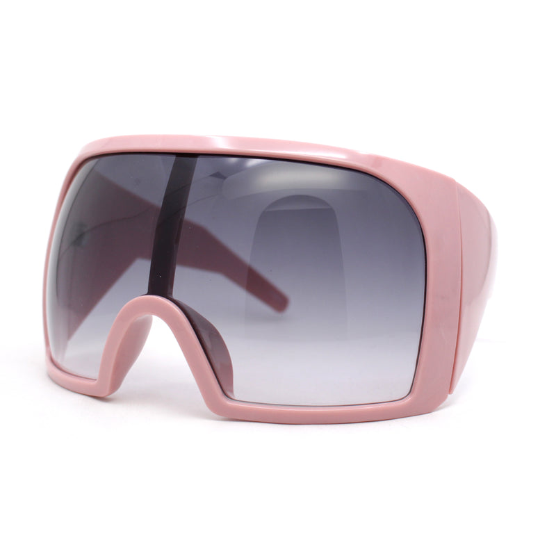 Super Oversized XXL Goggle Style Wrap Around Sport Plastic Sunglasses