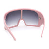 Super Oversized XXL Goggle Style Wrap Around Sport Plastic Sunglasses