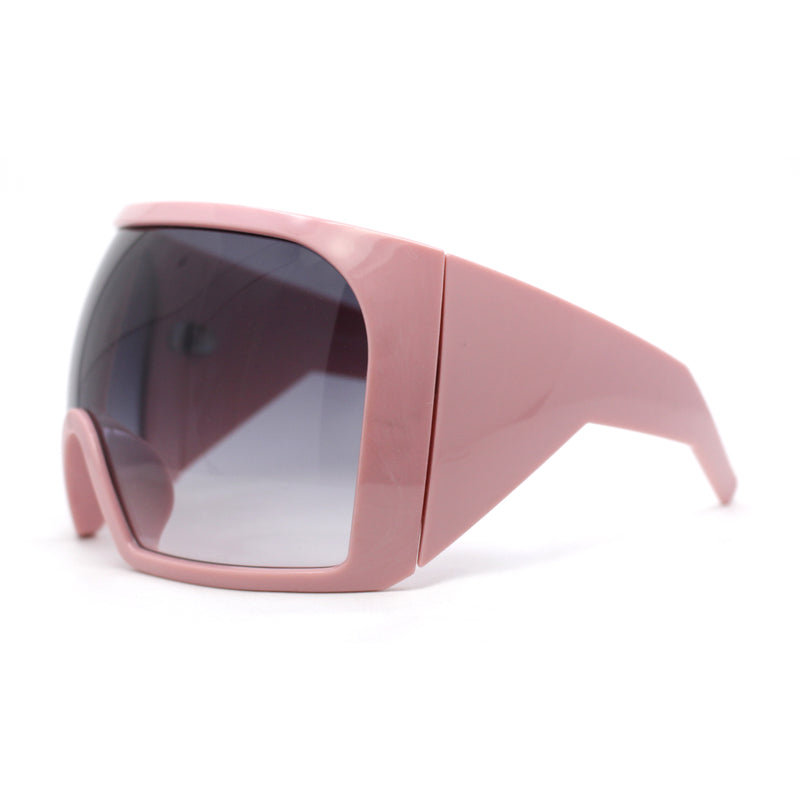 Super Oversized XXL Goggle Style Wrap Around Sport Plastic Sunglasses