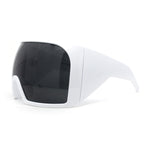 Super Oversized XXL Goggle Style Wrap Around Sport Plastic Sunglasses