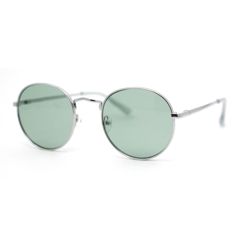 Small Micro Round Metal Rim Retro Dad Fashion Sunglasses