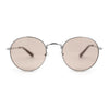 Small Micro Round Metal Rim Retro Dad Fashion Sunglasses