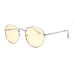 Small Micro Round Metal Rim Retro Dad Fashion Sunglasses