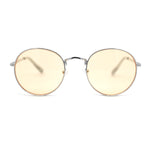 Small Micro Round Metal Rim Retro Dad Fashion Sunglasses