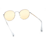 Small Micro Round Metal Rim Retro Dad Fashion Sunglasses