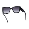 Womens Classy Designer Style Squared Subtle Cat Eye Plastic Sunglasses