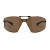 Mens Oversized Luxury Metal Rim Shield Classy European Fashion Sunglasses