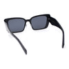 Womens Contemporary Mod Design Metal Rim Rectangle Cat Eye Sunglasses