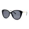 Womens Contemporary Oversized Designer Butterfly Plastic Fashion Sunglasses