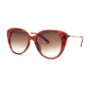 Womens Contemporary Oversized Designer Butterfly Plastic Fashion Sunglasses