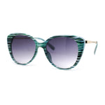 Womens Contemporary Oversized Designer Butterfly Plastic Fashion Sunglasses