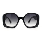 Womens Oversized Mod Butterfly Designer Fashion Plastic Sunglasses