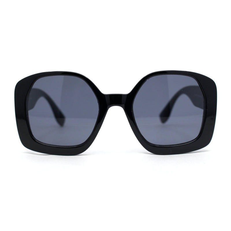 Womens Oversized Mod Butterfly Designer Fashion Plastic Sunglasses