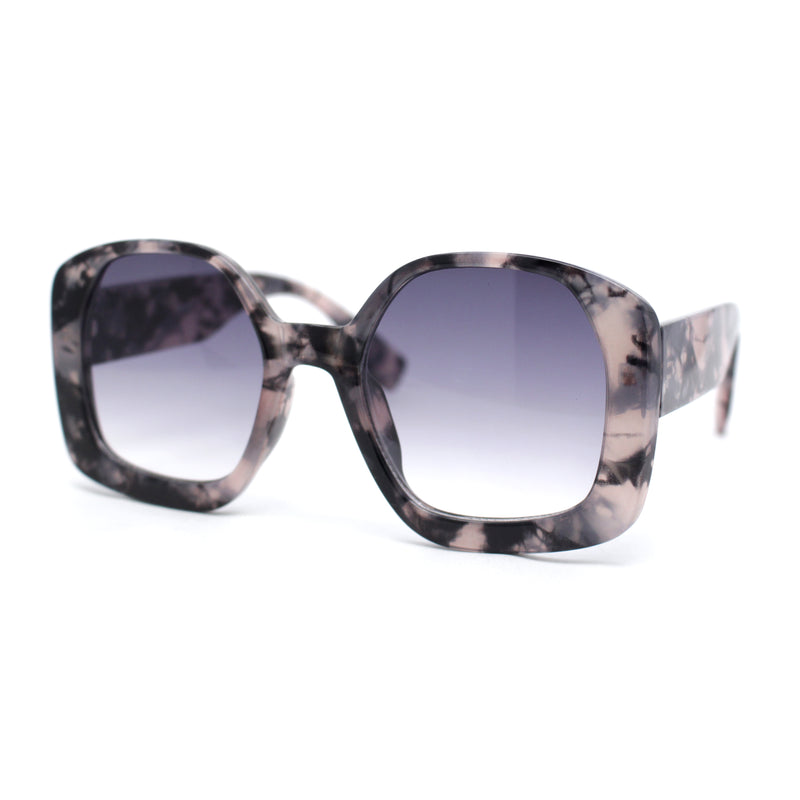 Womens Oversized Mod Butterfly Designer Fashion Plastic Sunglasses