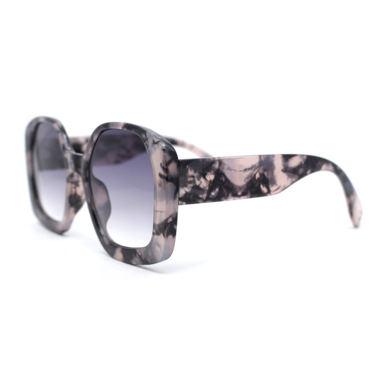 Womens Oversized Mod Butterfly Designer Fashion Plastic Sunglasses