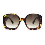 Womens Oversized Mod Butterfly Designer Fashion Plastic Sunglasses