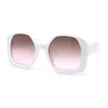 Womens Oversized Mod Butterfly Designer Fashion Plastic Sunglasses