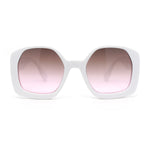 Womens Oversized Mod Butterfly Designer Fashion Plastic Sunglasses