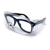 ANSI Z87.1 Fit Over Oversized Shield Clear Safety Glasses