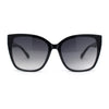 Womens Simple Oversized Cat Eye Designer Fashion Plastic Diva Sunglasses