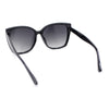 Womens Simple Oversized Cat Eye Designer Fashion Plastic Diva Sunglasses