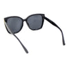 Womens Simple Oversized Cat Eye Designer Fashion Plastic Diva Sunglasses