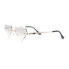 Kids Size Fun Bling Diamond Lens Rimless Party Shade Sunglasses